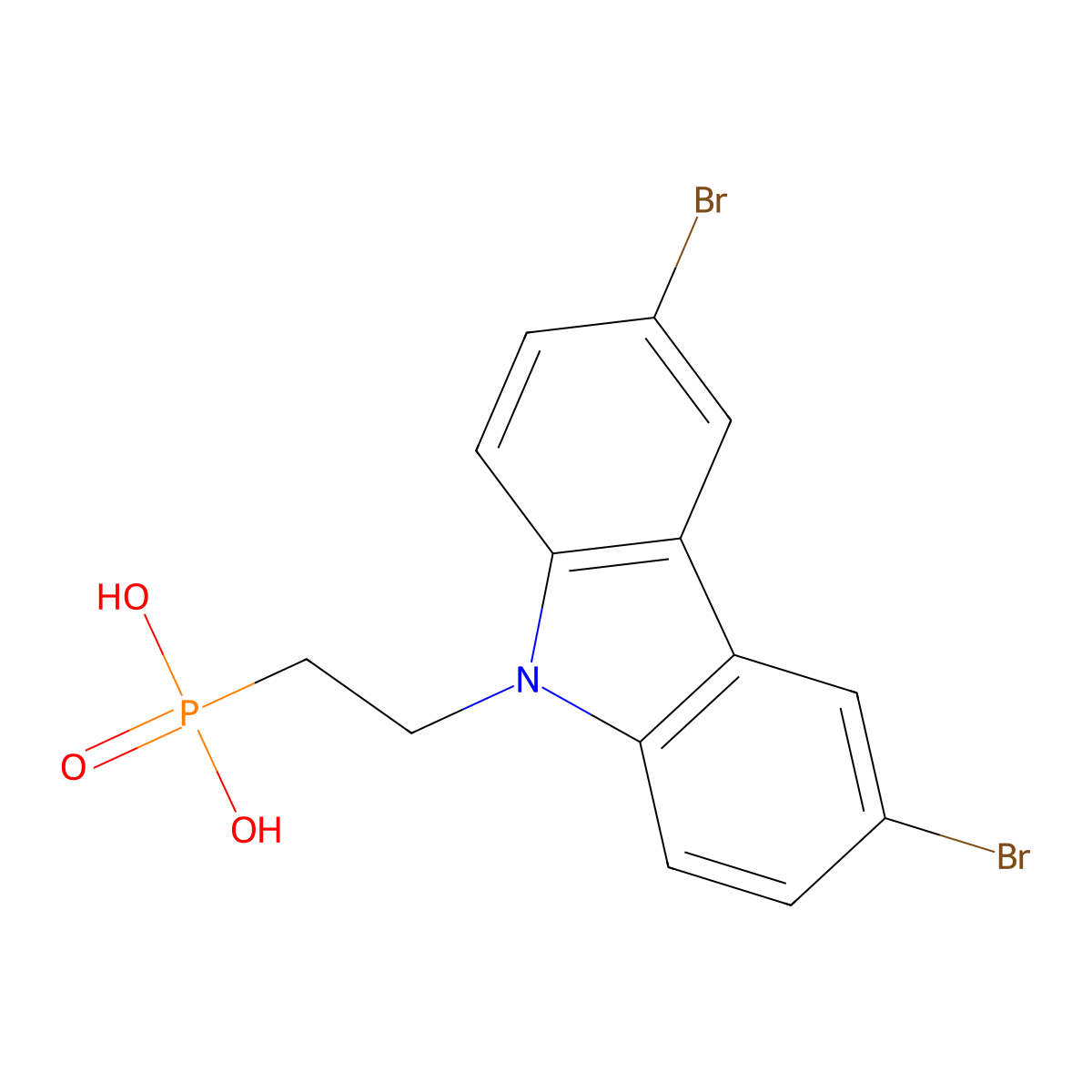 Br-2PACz molecular structure, CAS 2762888-11-7