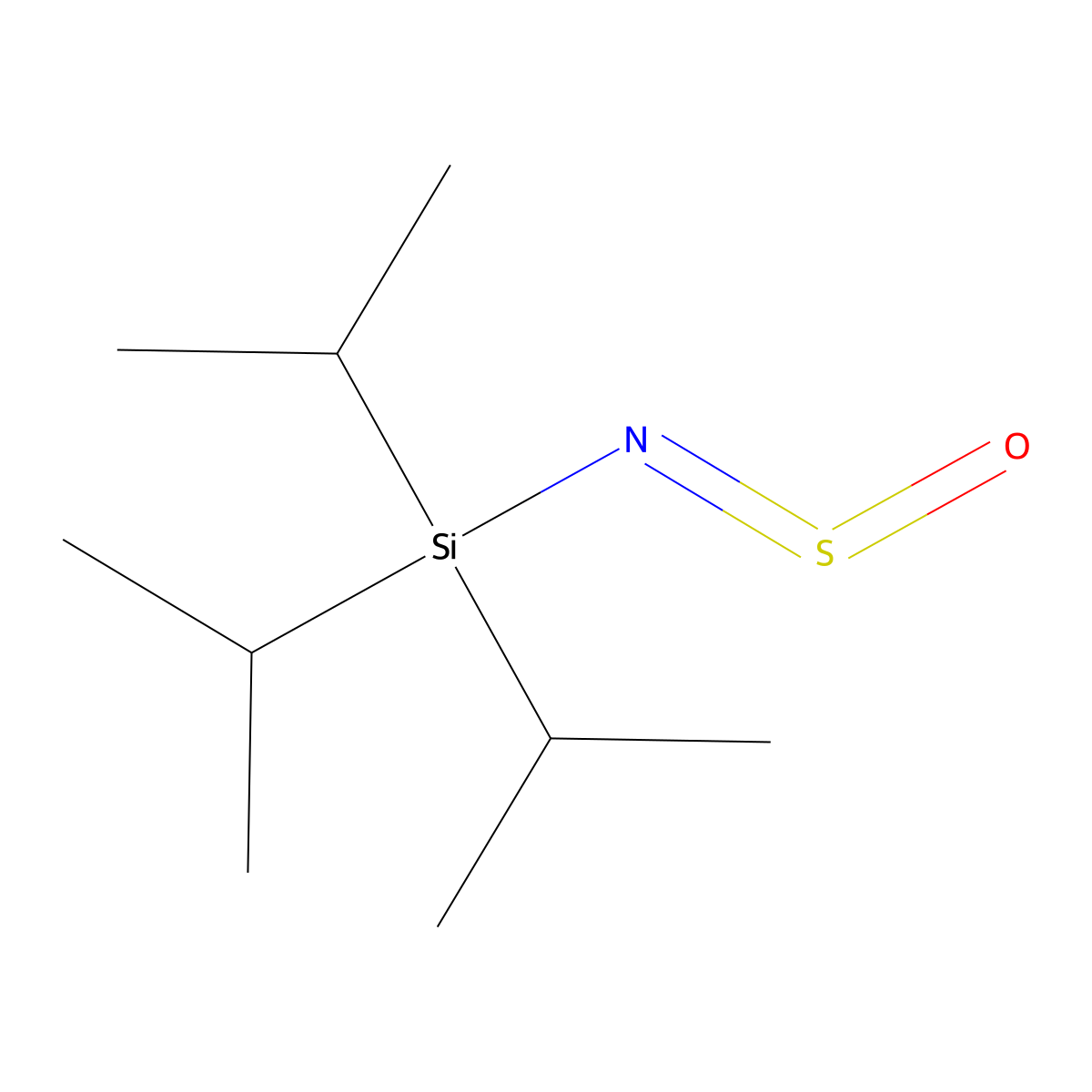 Sulfinylidene[tris(propan-2-yl)silyl]amine molecular structure, CAS 2762957-87-7