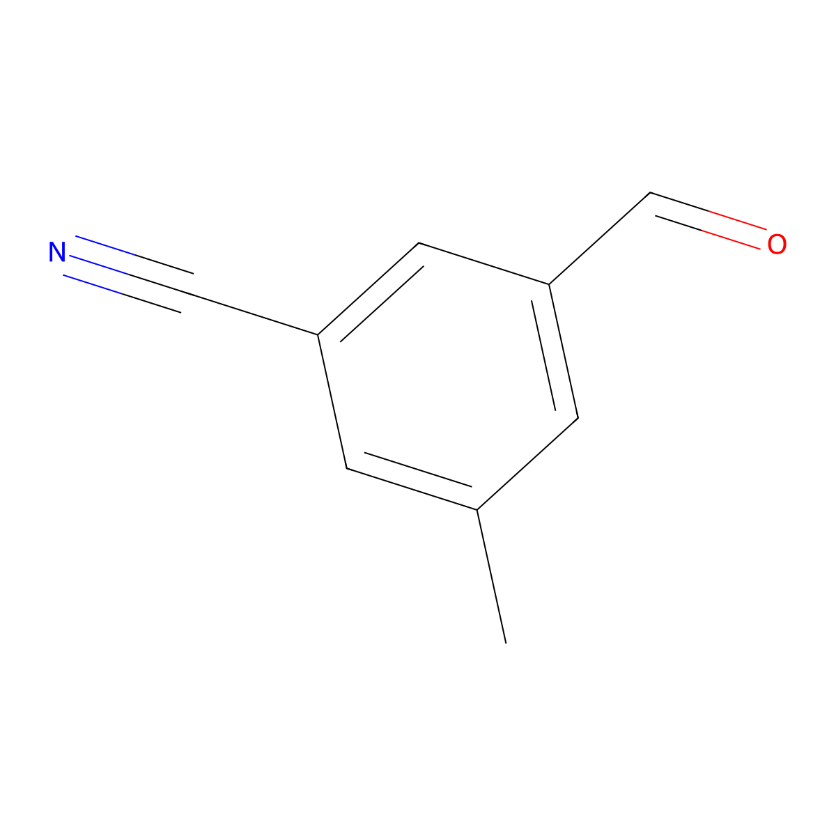 3-Formyl-5-methylbenzonitrile molecular structure, CAS 27633-88-1