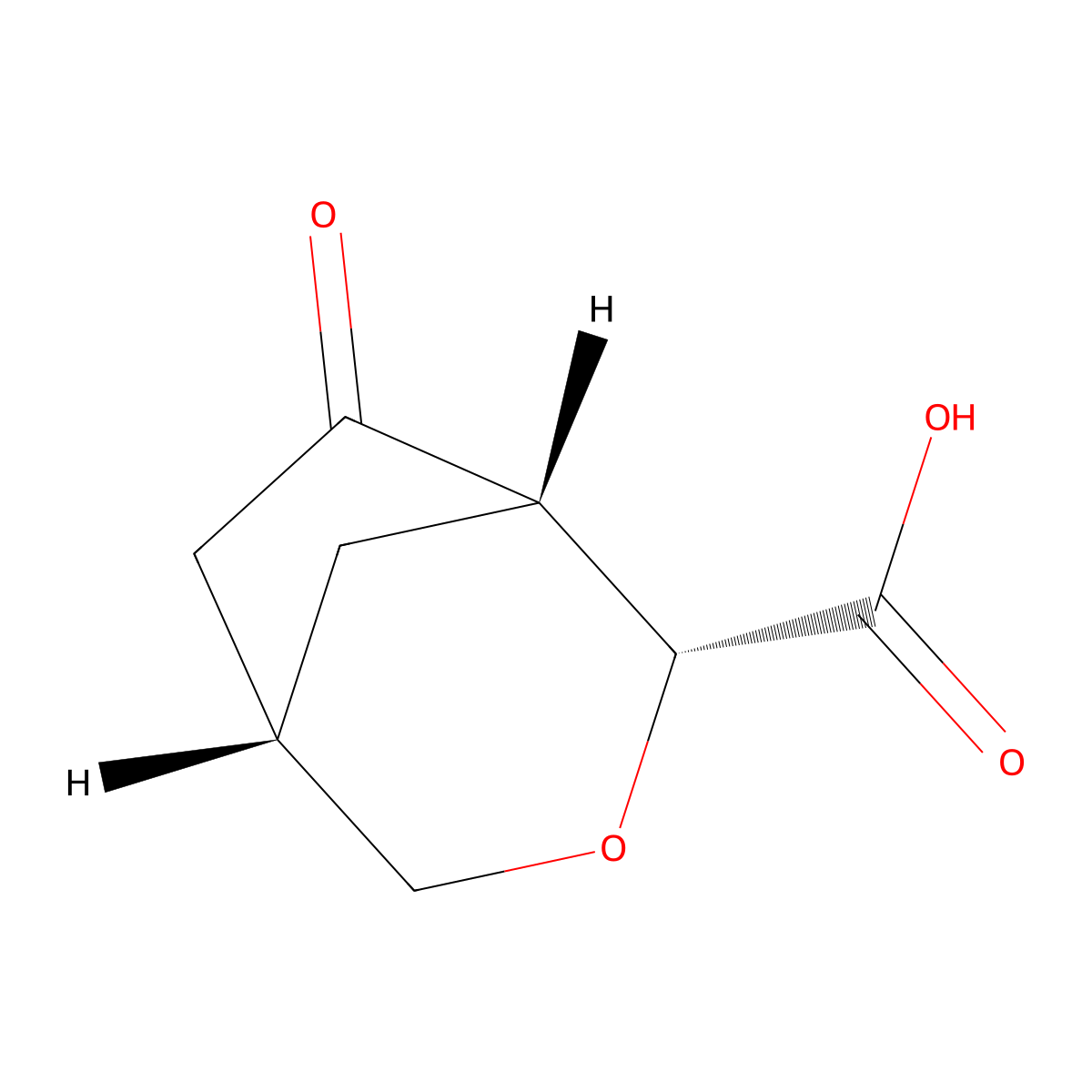rac-(1R,2S,5R)-7-oxo-3-oxabicyclo[3.2.1]octane-2-carboxylicacid molecular structure, CAS 2763584-88-7
