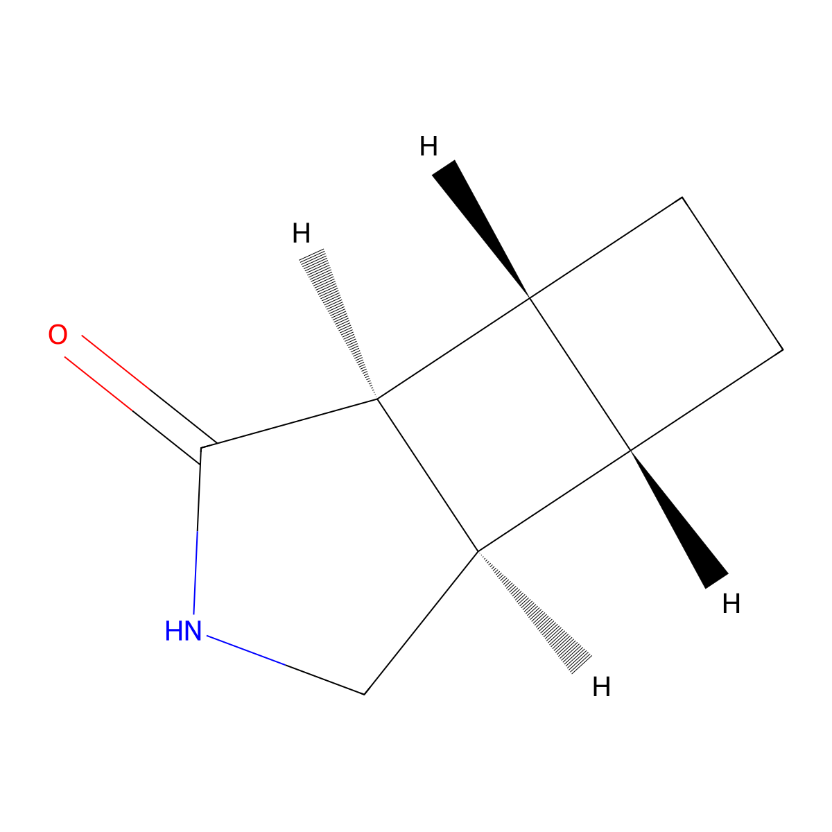 rac-(1R,2S,5R,6S)-8-azatricyclo[4.3.0.0,2,5]nonan-7-one molecular structure, CAS 2763584-91-2