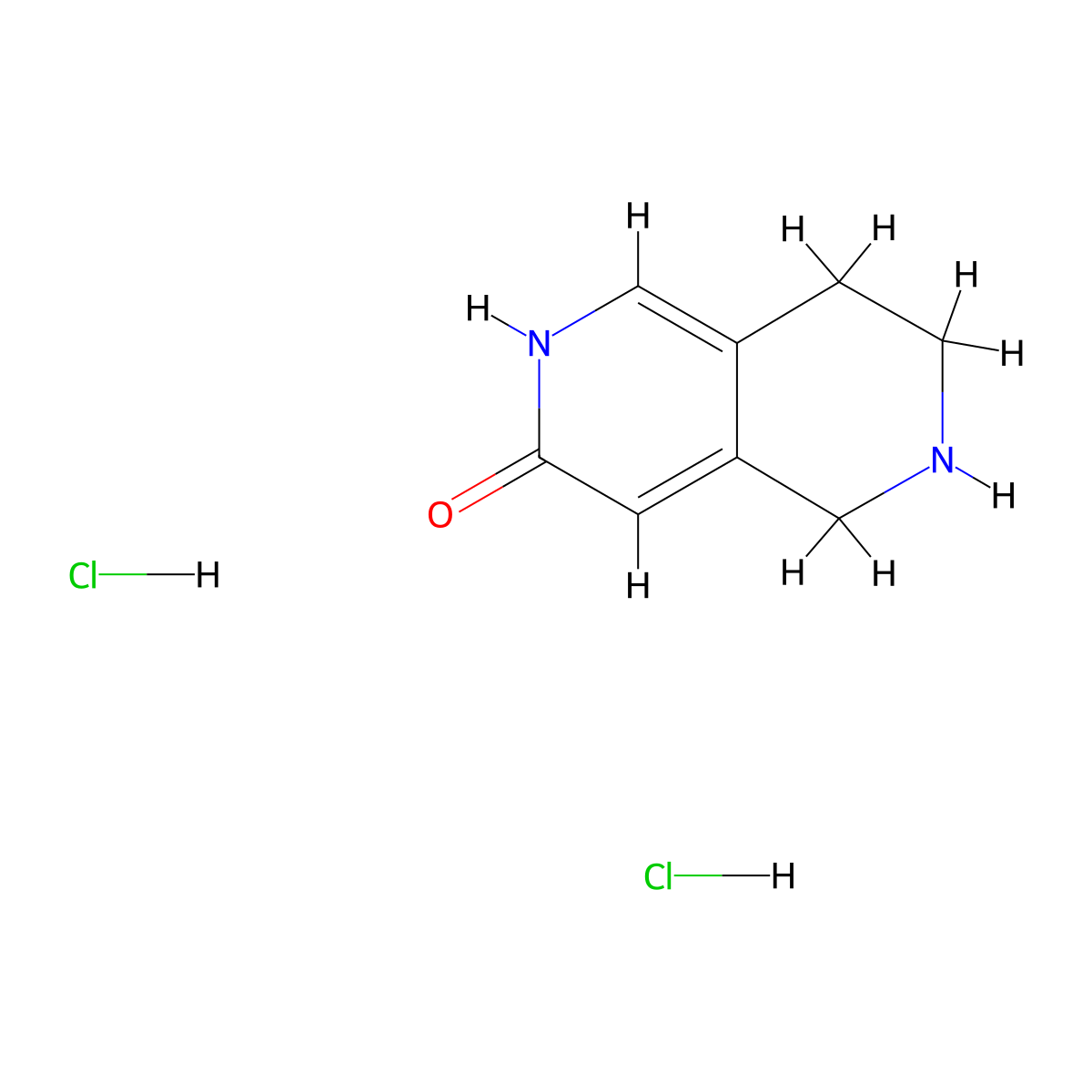 5,6,7,8-Tetrahydro-2,6-naphthyridin-3-ol dihydrochloride molecular structure, CAS 2763602-79-3