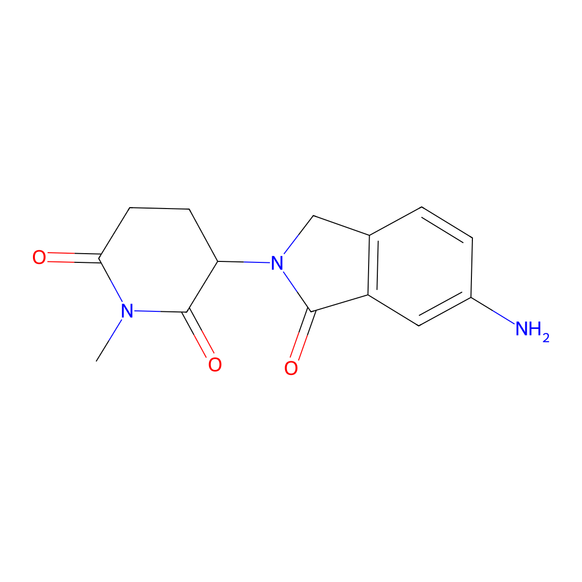 3-(6-amino-1-oxo-2,3-dihydro-1H-isoindol-2-yl)-1-methylpiperidine-2,6-dione molecular structure, CAS 2763749-29-5