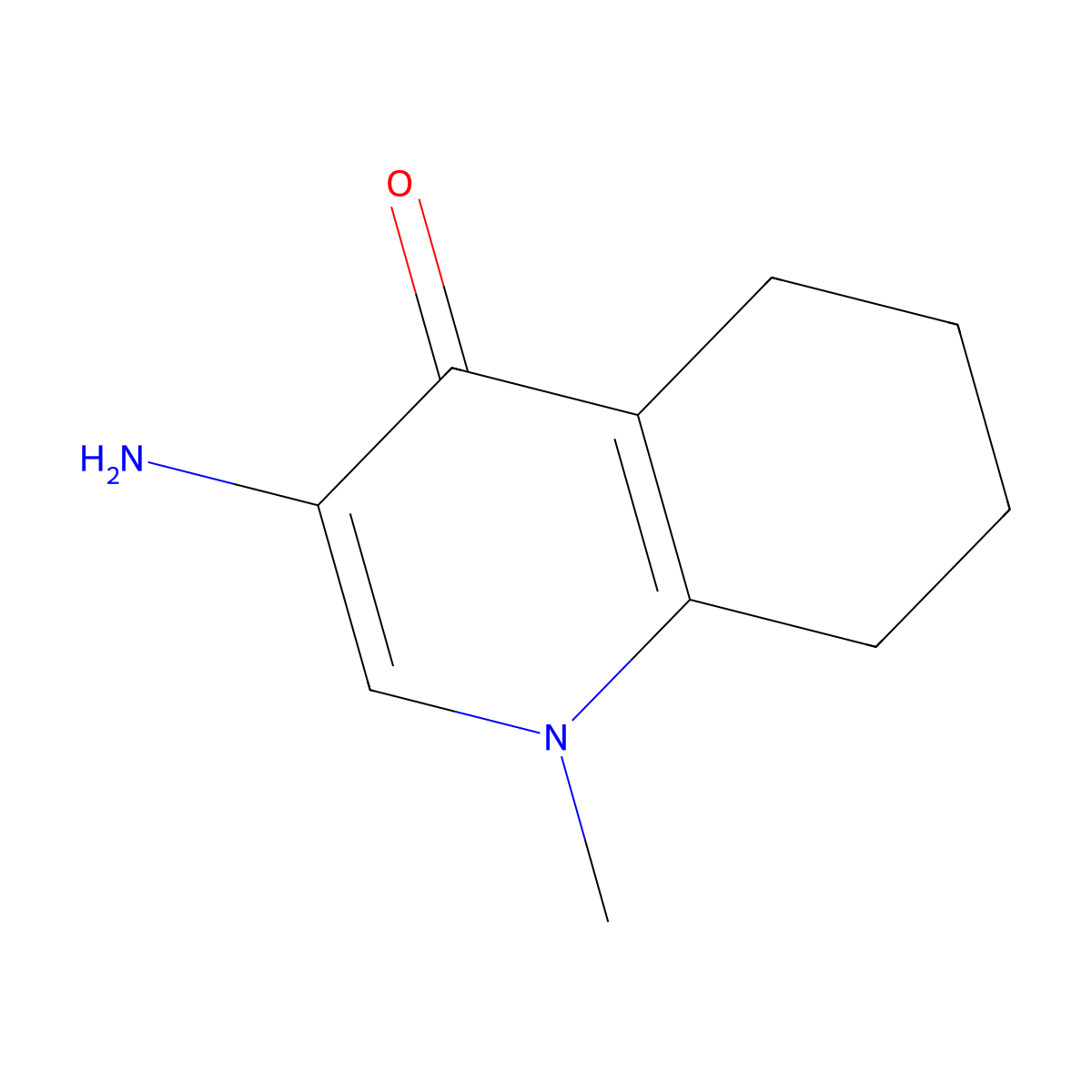 3-Amino-1-methyl-1,4,5,6,7,8-hexahydroquinolin-4-one molecular structure, CAS 2763750-33-8