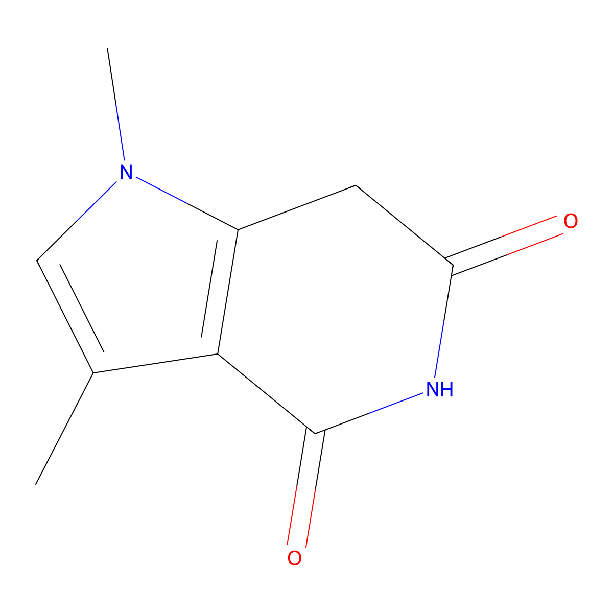 1,3-dimethyl-1H,4H,5H,6H,7H-pyrrolo[3,2-c]pyridine-4,6-dione molecular structure, CAS 2763750-67-8