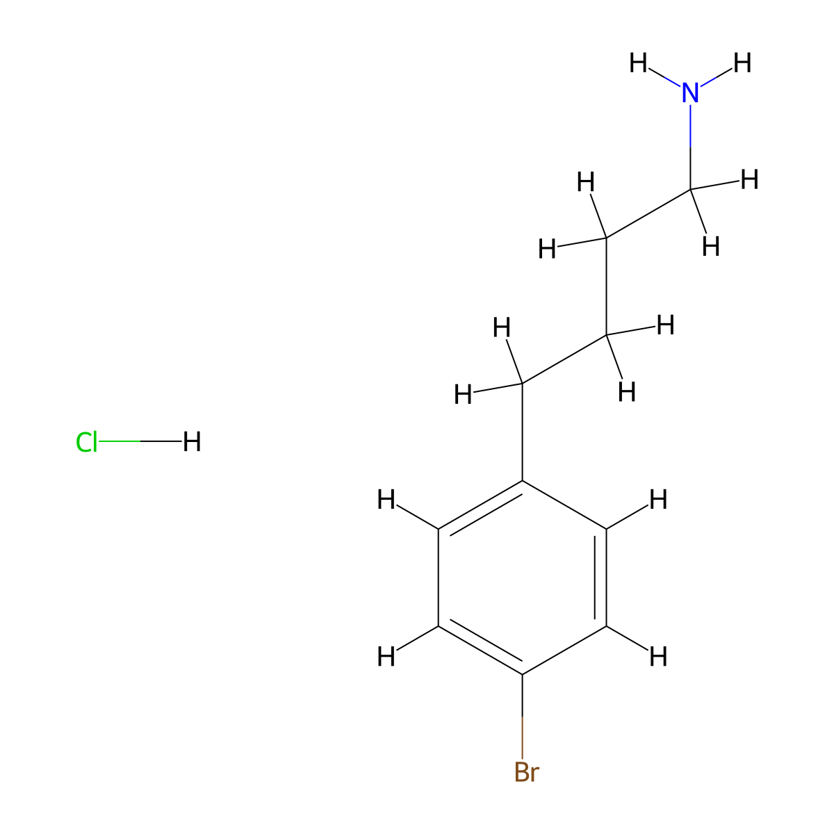 4-(4-Bromophenyl)butan-1-amine hydrochloride molecular structure, CAS 2763755-42-4