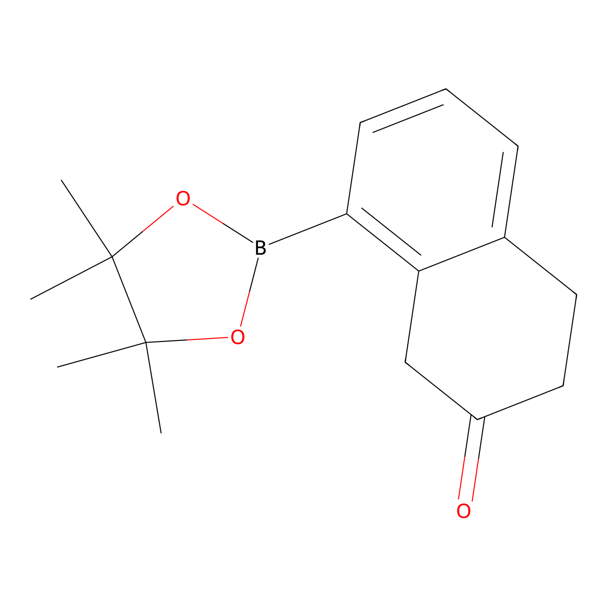 8-(4,4,5,5-Tetramethyl-1,3,2-dioxaborolan-2-yl)-3,4-dihydronaphthalen-2(1H)-one molecular structure, CAS 2763757-86-2