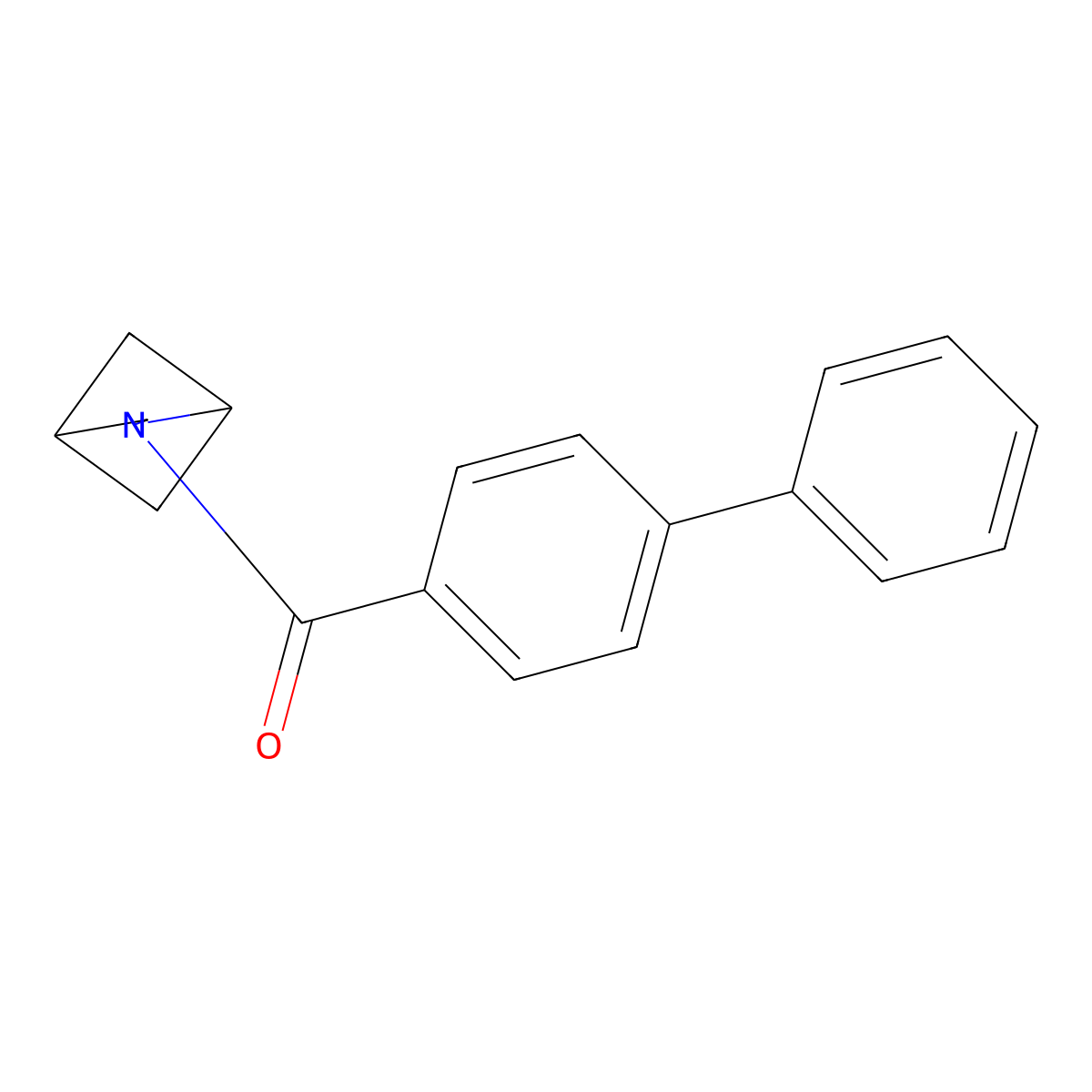 2-{[1,1'-Biphenyl]-4-carbonyl}-2-azabicyclo[2.1.1]hexane molecular structure, CAS 2763760-27-4