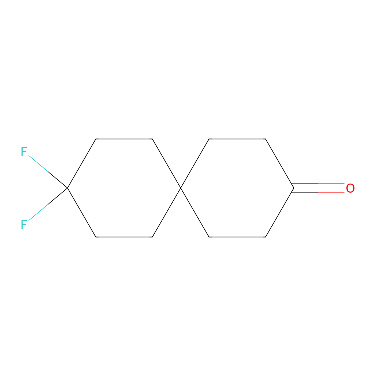 9,9-Difluorospiro[5.5]undecan-3-one molecular structure, CAS 2763776-26-5