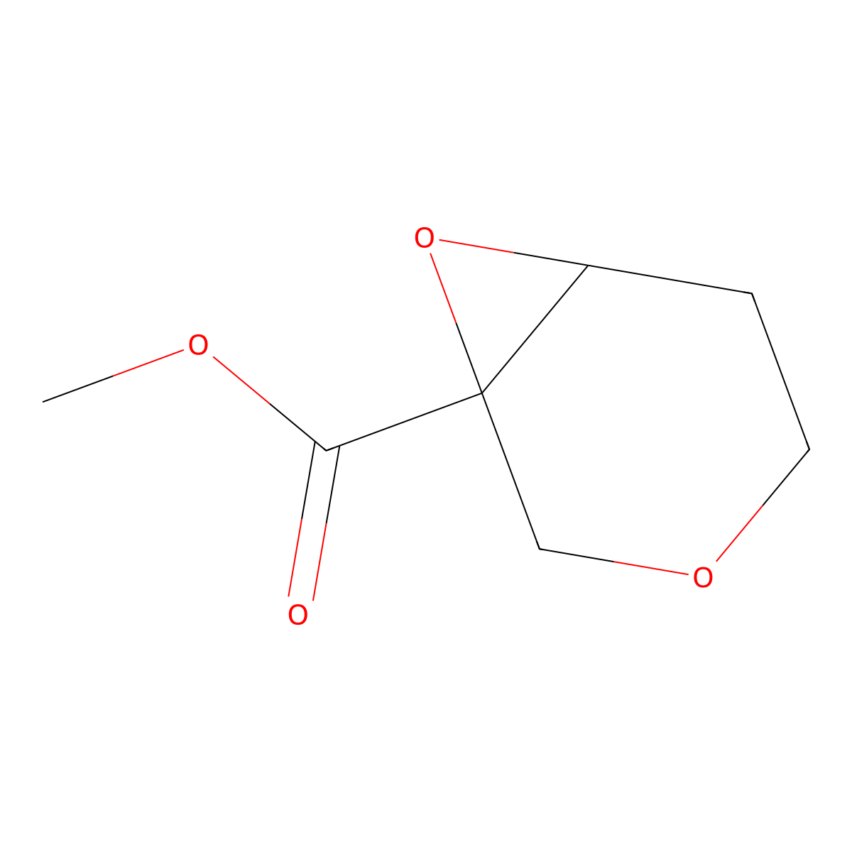 Methyl 3,7-dioxabicyclo[4.1.0]heptane-1-carboxylate molecular structure, CAS 2763776-71-0