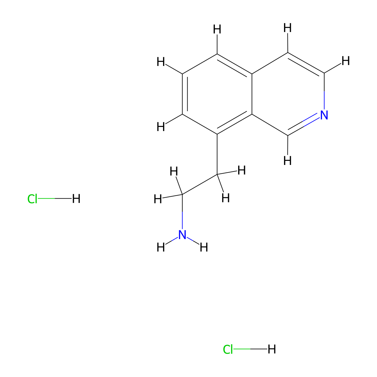 2-(Isoquinolin-8-yl)ethan-1-amine dihydrochloride molecular structure, CAS 2763776-82-3