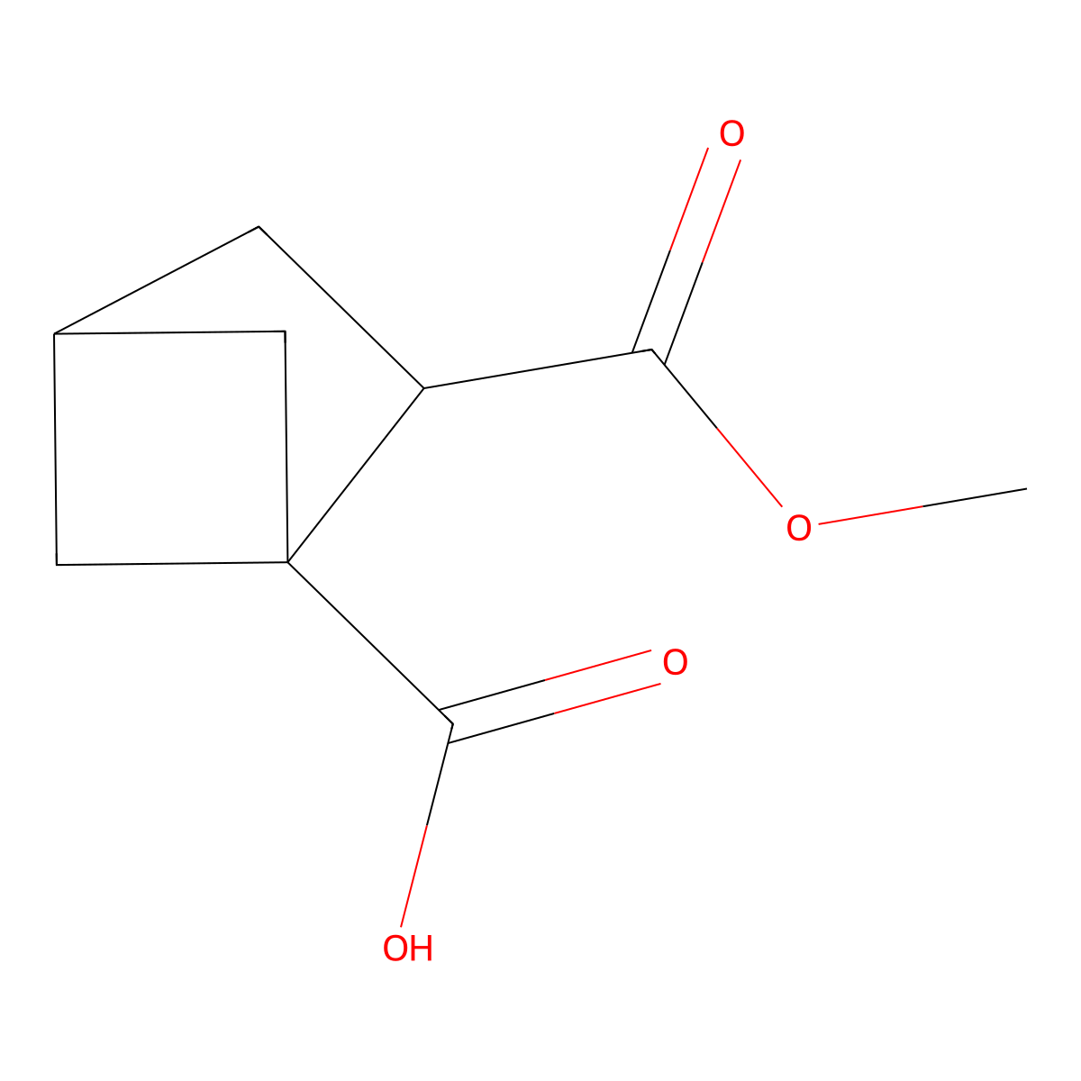 2-(Methoxycarbonyl)bicyclo[2.1.1]hexane-1-carboxylic acid molecular structure, CAS 2763780-58-9