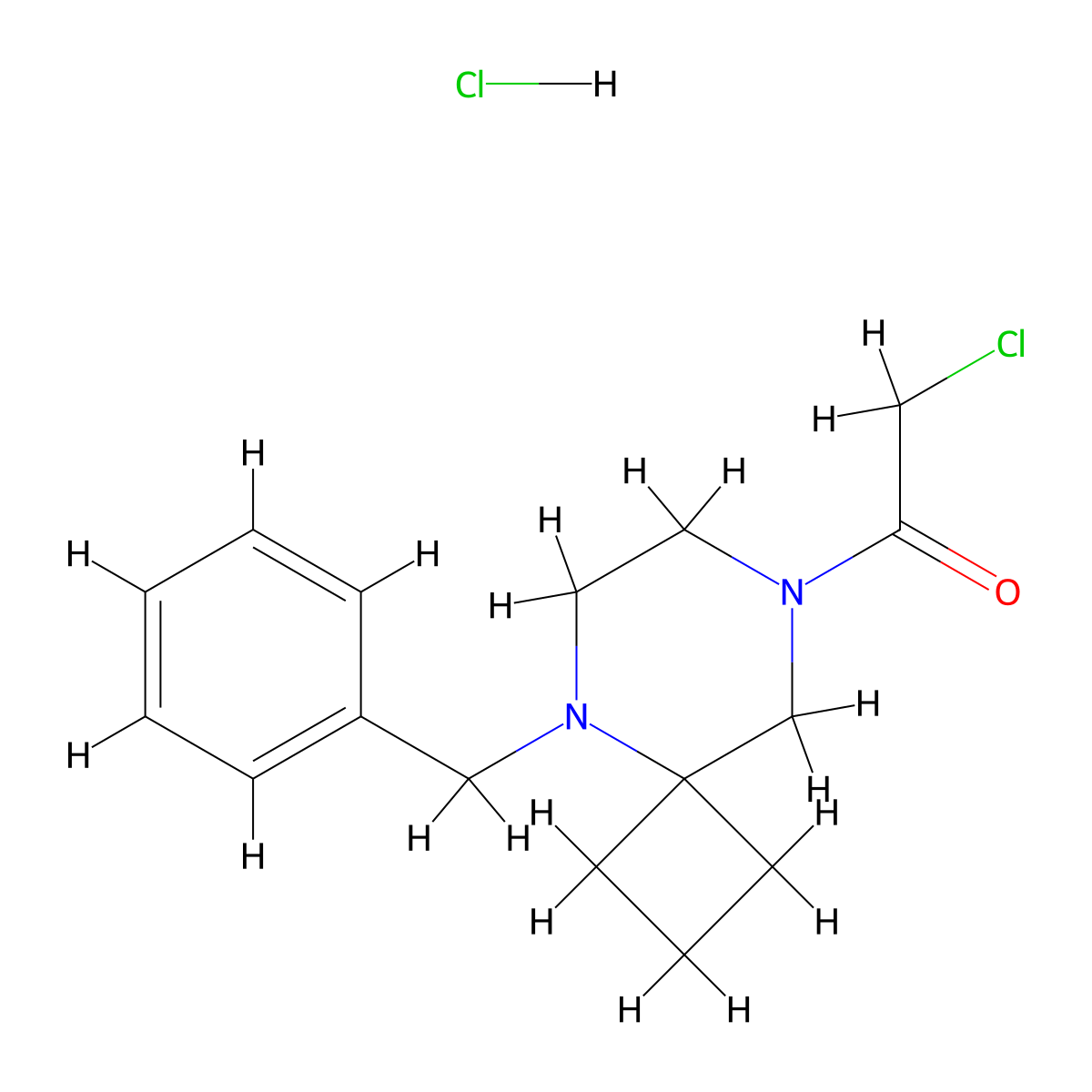 1-{5-Benzyl-5,8-diazaspiro[3.5]nonan-8-yl}-2-chloroethan-1-one hydrochloride molecular structure, CAS 2763780-93-2