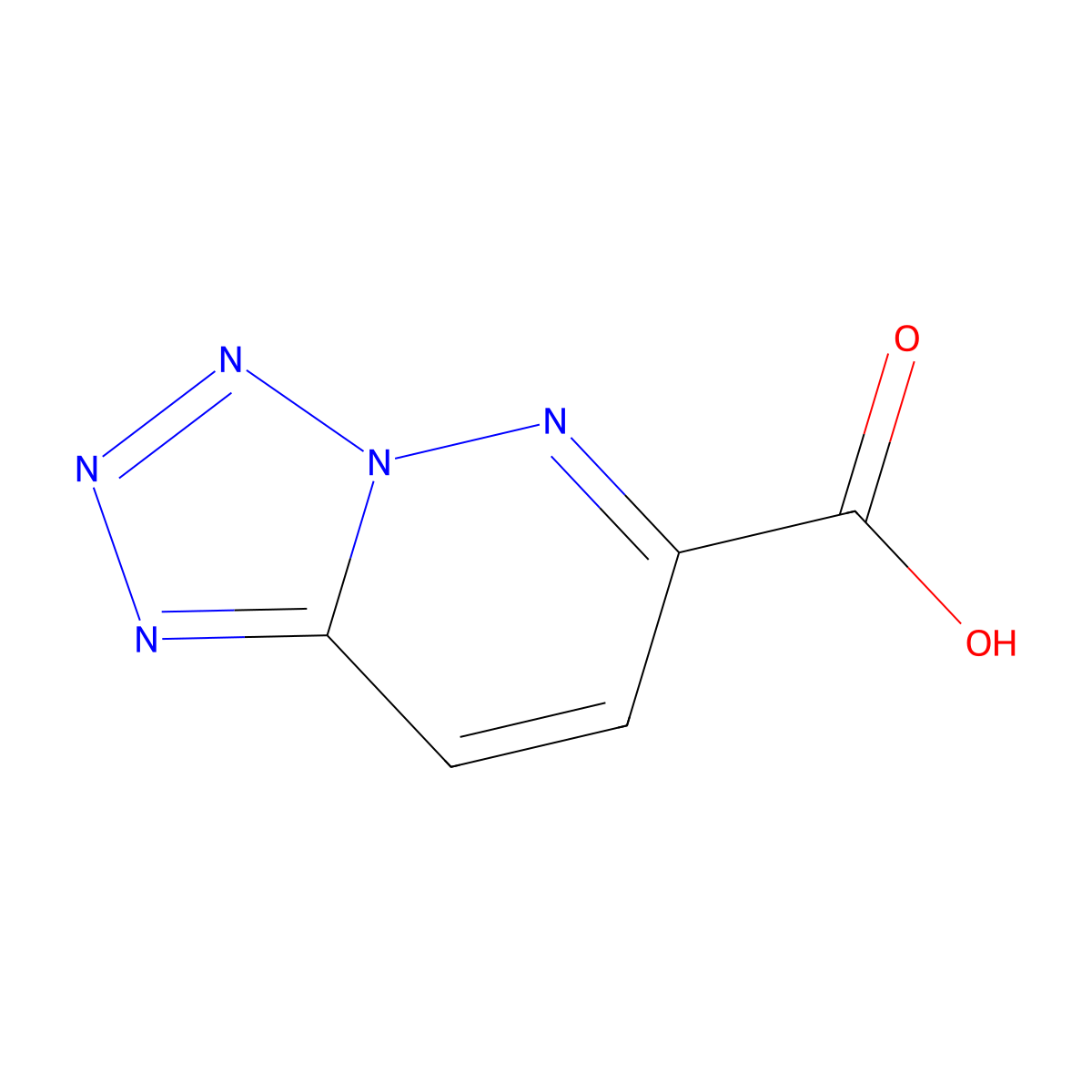 [1,2,3,4]Tetrazolo[1,5-b]pyridazine-6-carboxylic acid molecular structure, CAS 2763850-46-8