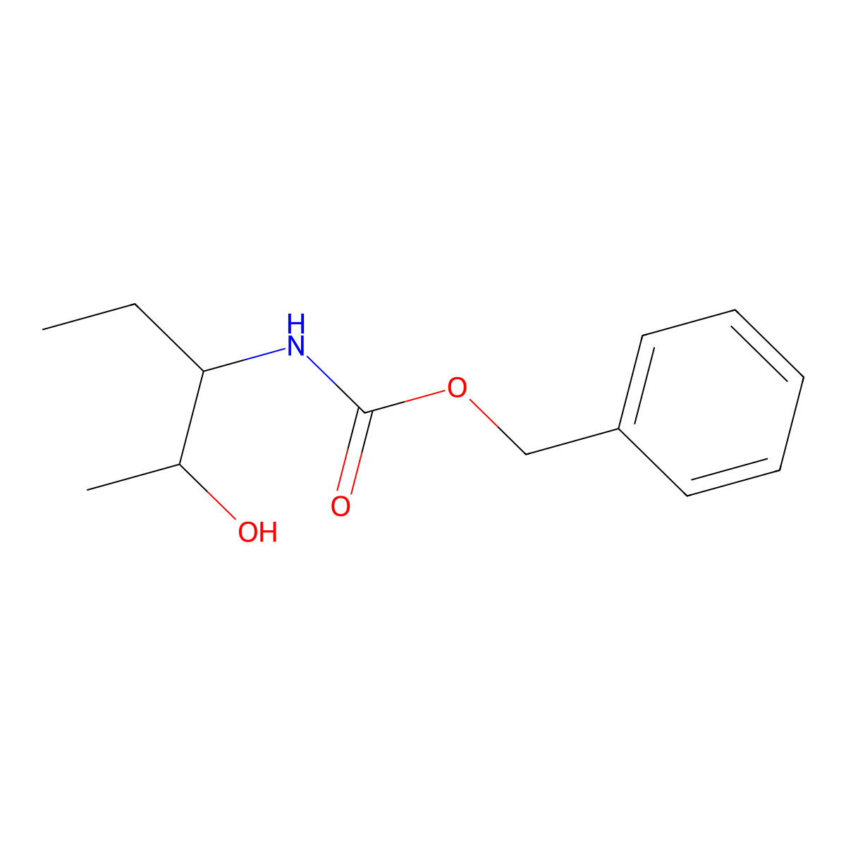 benzyl N-[(2S,3S)-2-hydroxypentan-3-yl]carbamate molecular structure, CAS 2763887-57-4