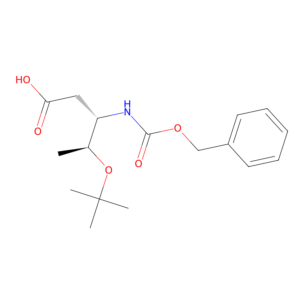 (3S,4S)-3-{[(benzyloxy)carbonyl]amino}-4-(tert-butoxy)pentanoic acid molecular structure, CAS 2763887-74-5