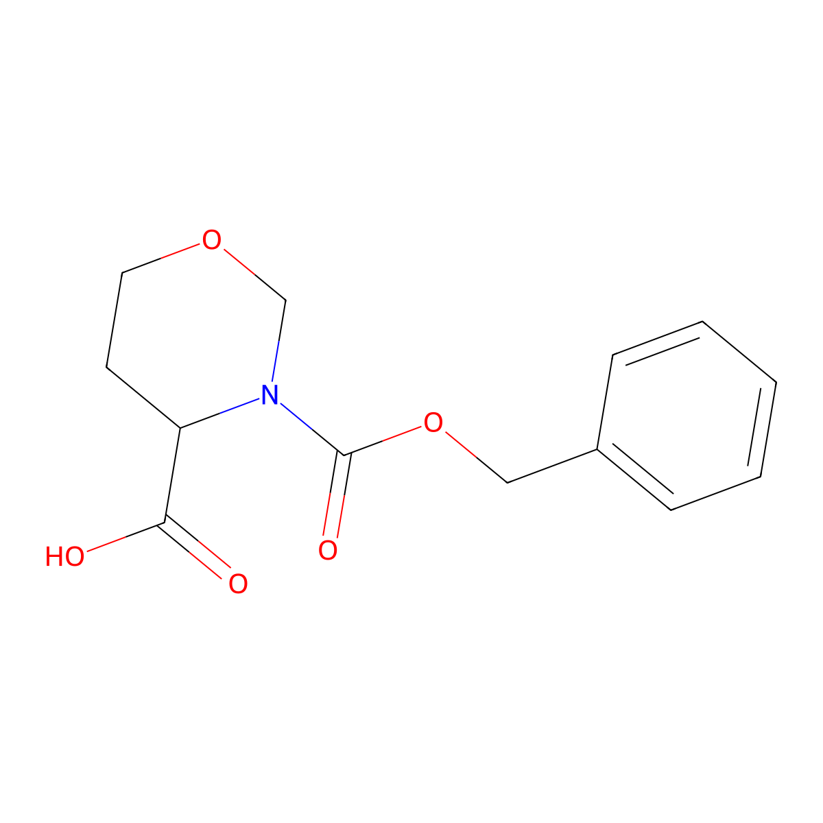 3-[(Benzyloxy)carbonyl]-1,3-oxazinane-4-carboxylic acid molecular structure, CAS 2763903-32-6
