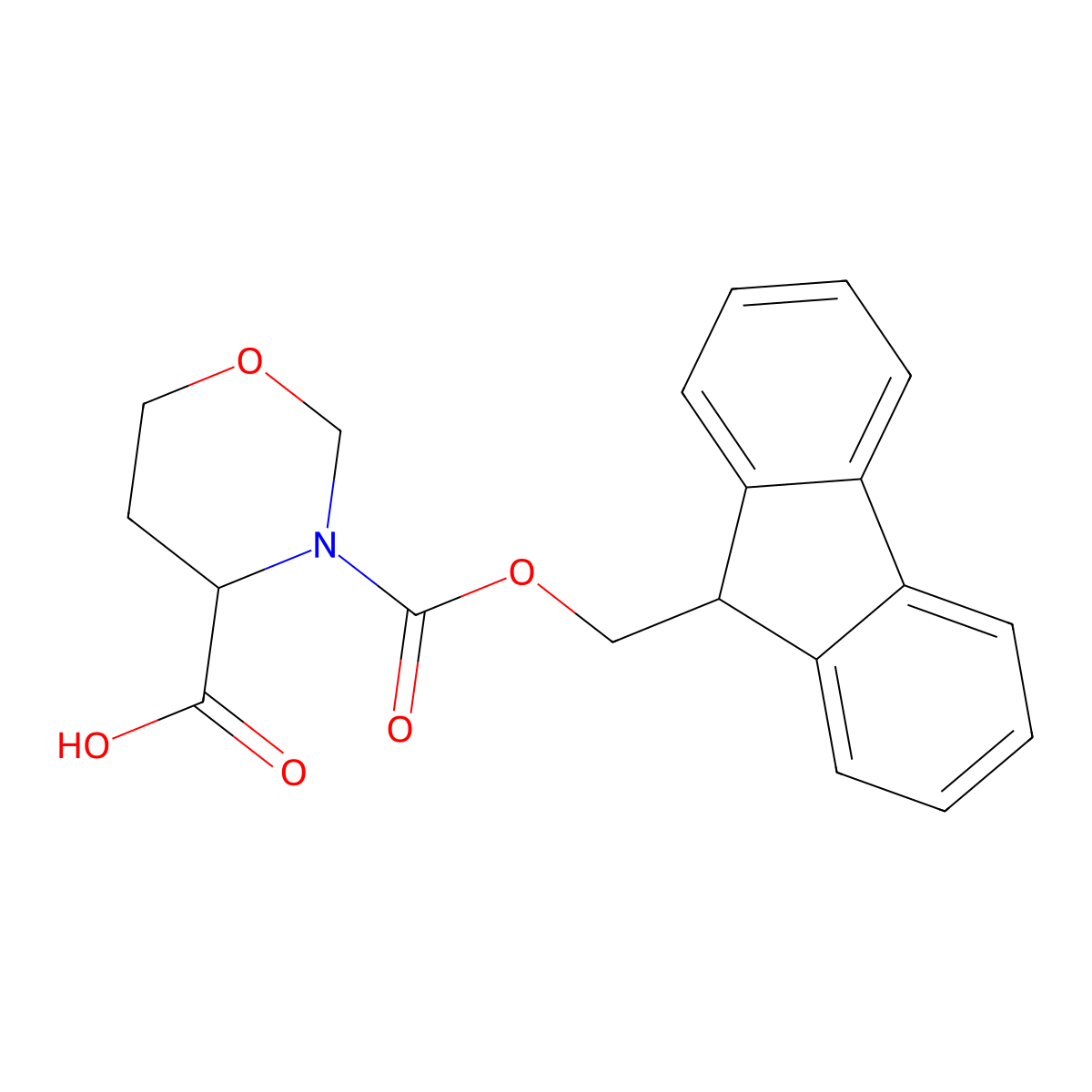 3-{[(9H-fluoren-9-yl)methoxy]carbonyl}-1,3-oxazinane-4-carboxylic acid molecular structure, CAS 2763908-27-4