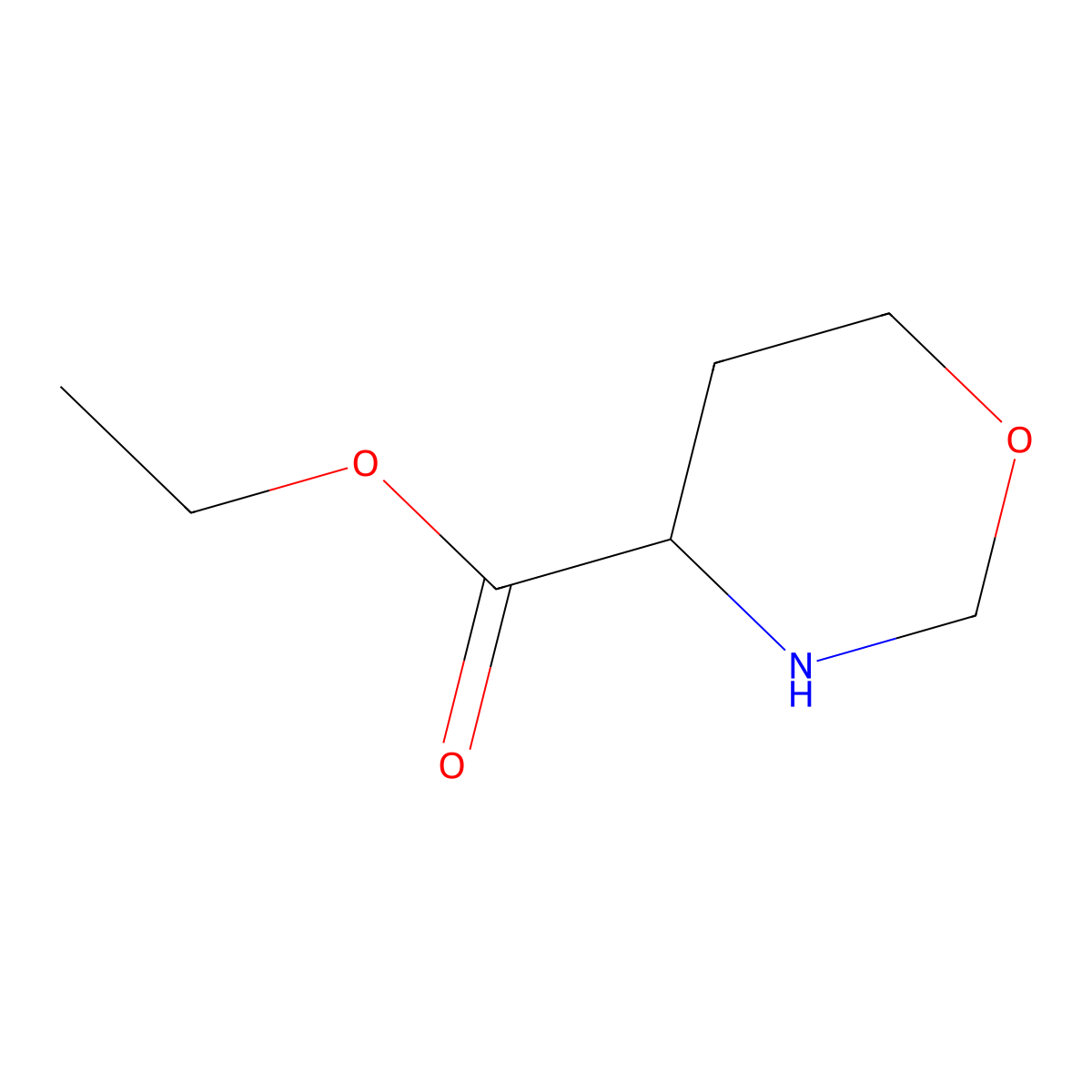 Ethyl 1,3-oxazinane-4-carboxylate molecular structure, CAS 2763909-24-4