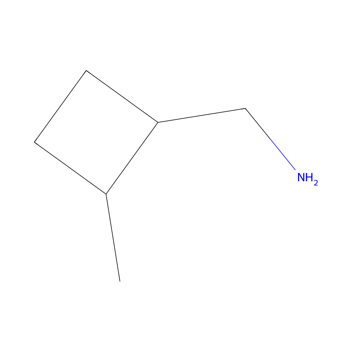 rac-1-[(1R,2R)-2-methylcyclobutyl]methanamine molecular structure, CAS 2763918-73-4