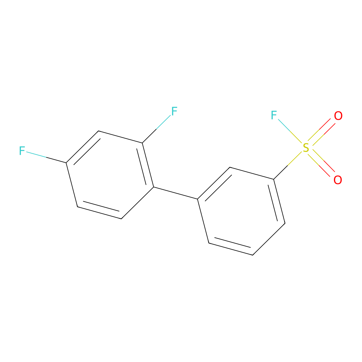 2',4'-Difluoro-[1,1'-biphenyl]-3-sulfonyl fluoride molecular structure, CAS 2763931-50-4