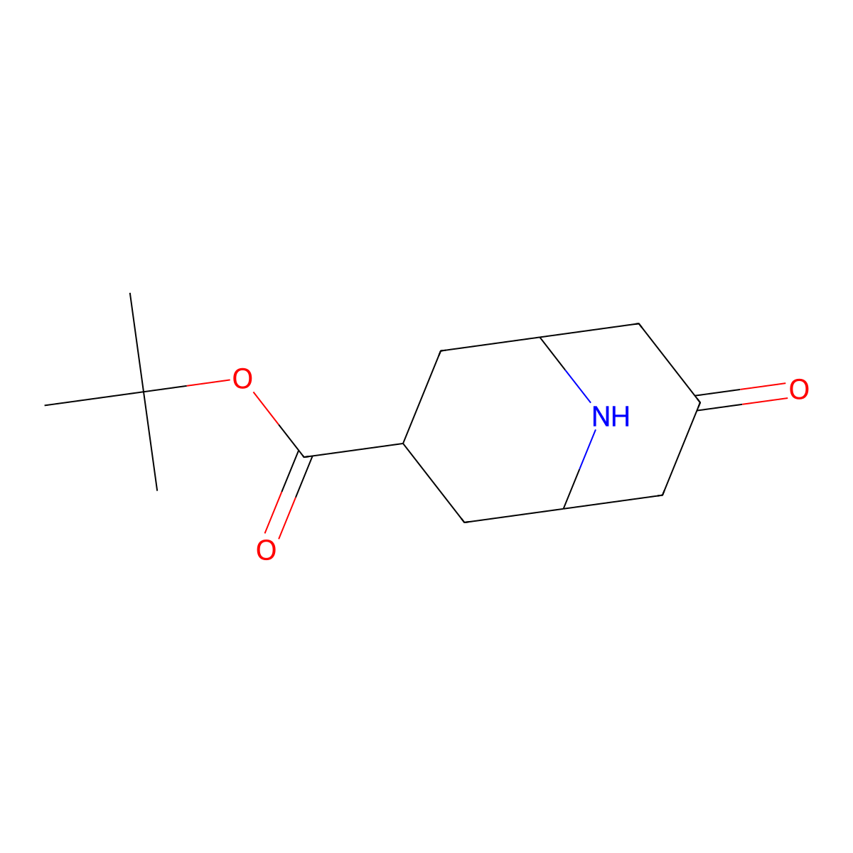 Tert-butyl 7-oxo-9-azabicyclo[3.3.1]nonane-3-carboxylate molecular structure, CAS 2763955-83-3