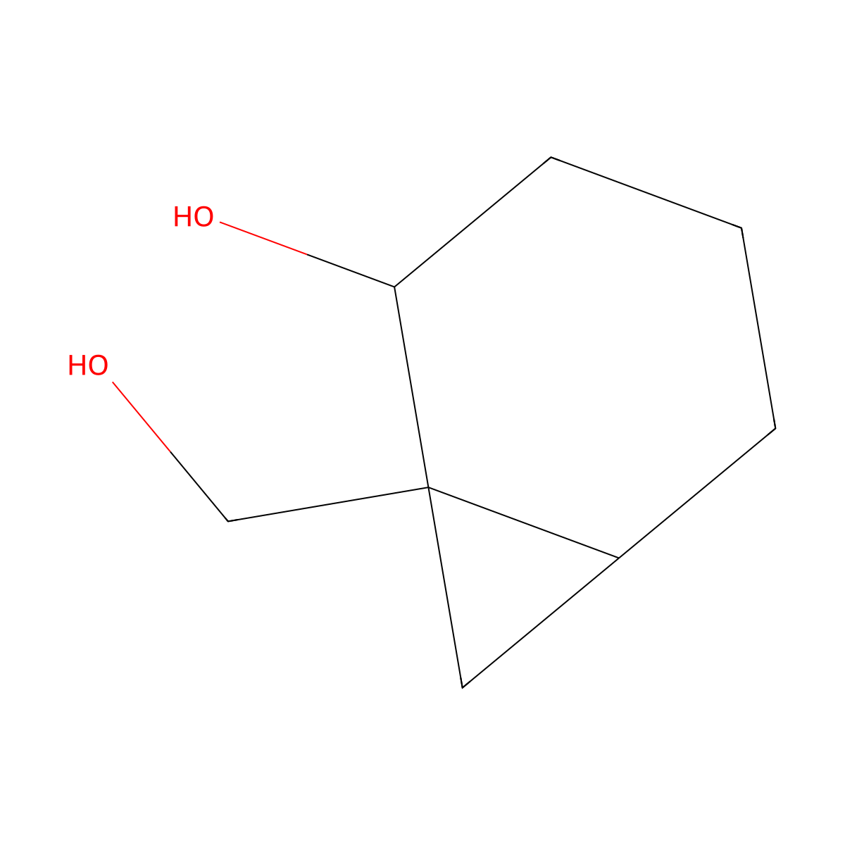 rac-(1R,2S,6S)-1-(hydroxymethyl)bicyclo[4.1.0]heptan-2-ol molecular structure, CAS 2763955-89-9