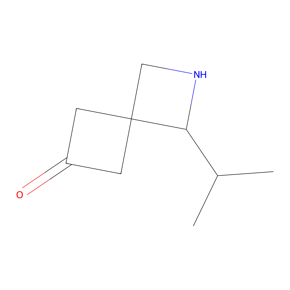 1-(Propan-2-yl)-2-azaspiro[3.3]heptan-6-one molecular structure, CAS 2763965-69-9