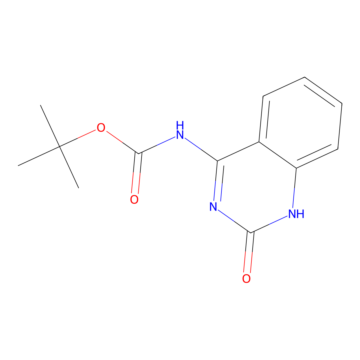 tert-butyl N-(2-hydroxyquinazolin-4-yl)carbamate molecular structure, CAS 2763976-07-2