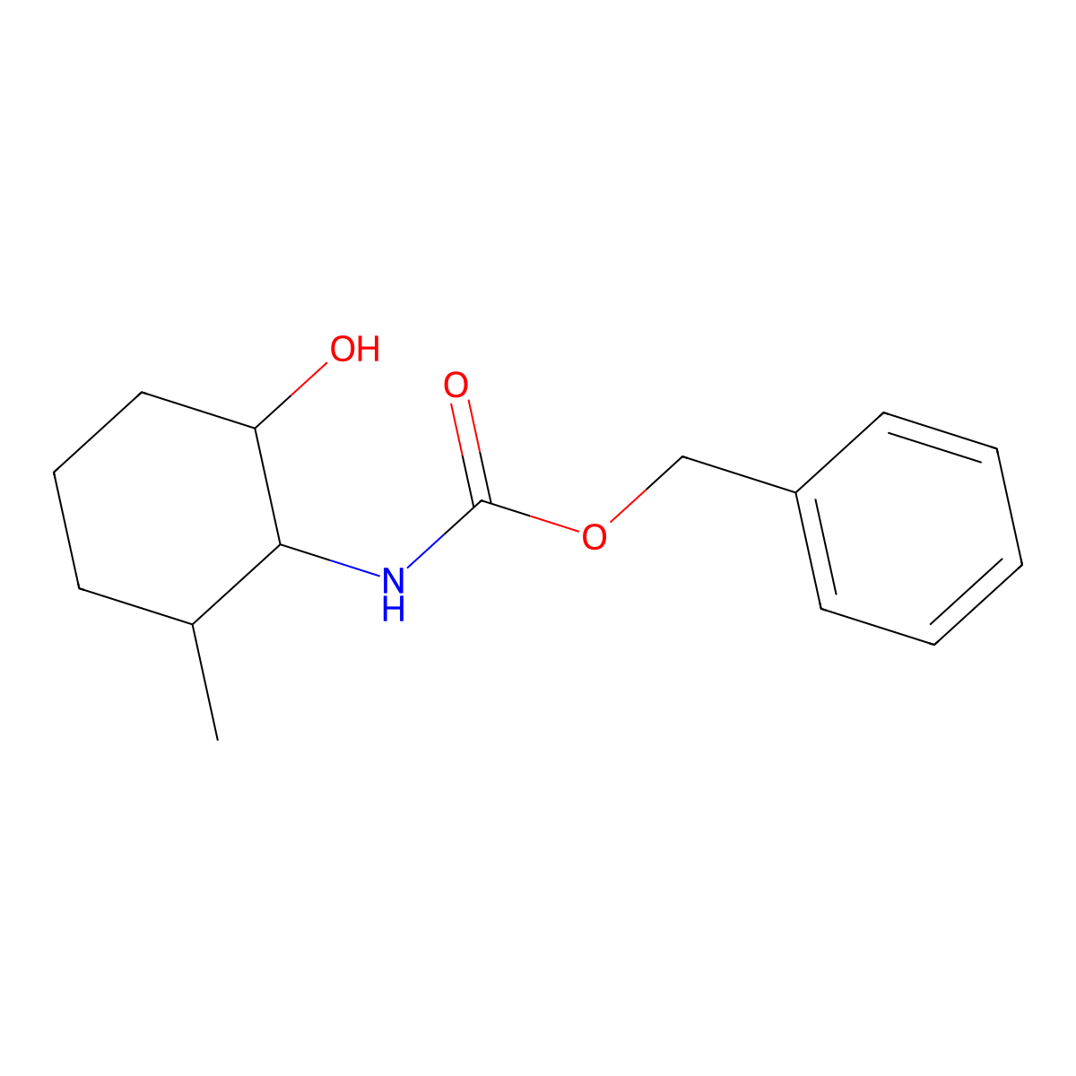 benzyl N-(2-hydroxy-6-methylcyclohexyl)carbamate molecular structure, CAS 2763976-59-4
