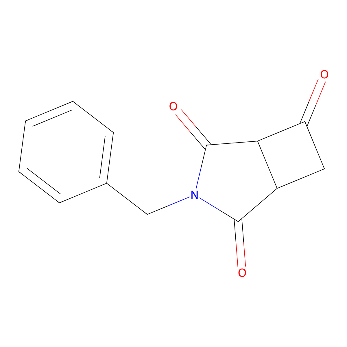 rac-(1R,5R)-3-benzyl-3-azabicyclo[3.2.0]heptane-2,4,6-trione molecular structure, CAS 2763993-06-0