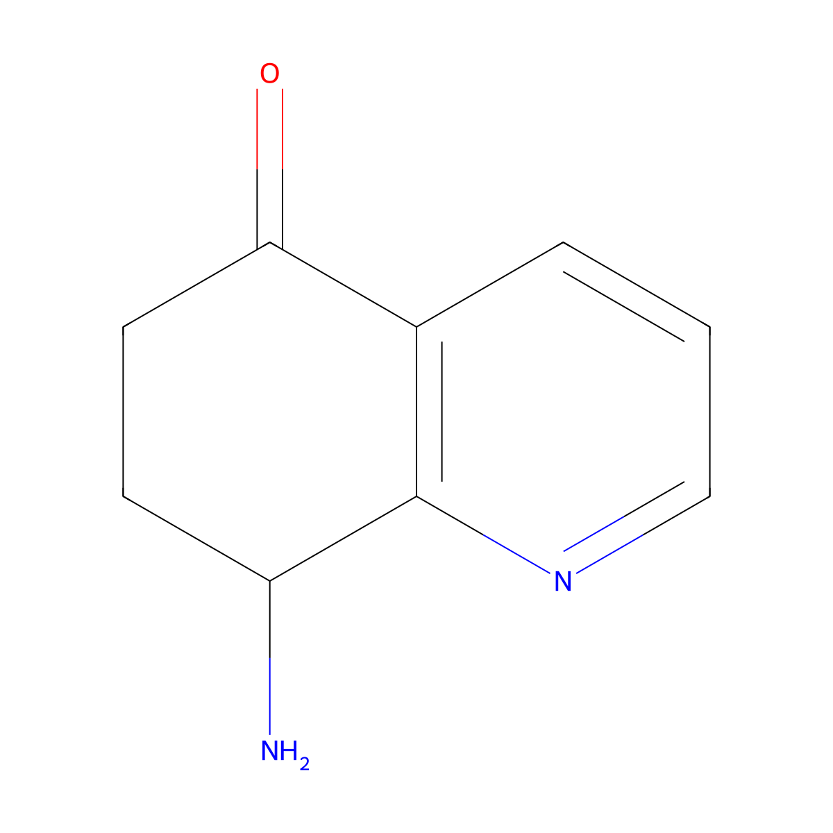 8-Amino-5,6,7,8-tetrahydroquinolin-5-one molecular structure, CAS 2763998-09-8