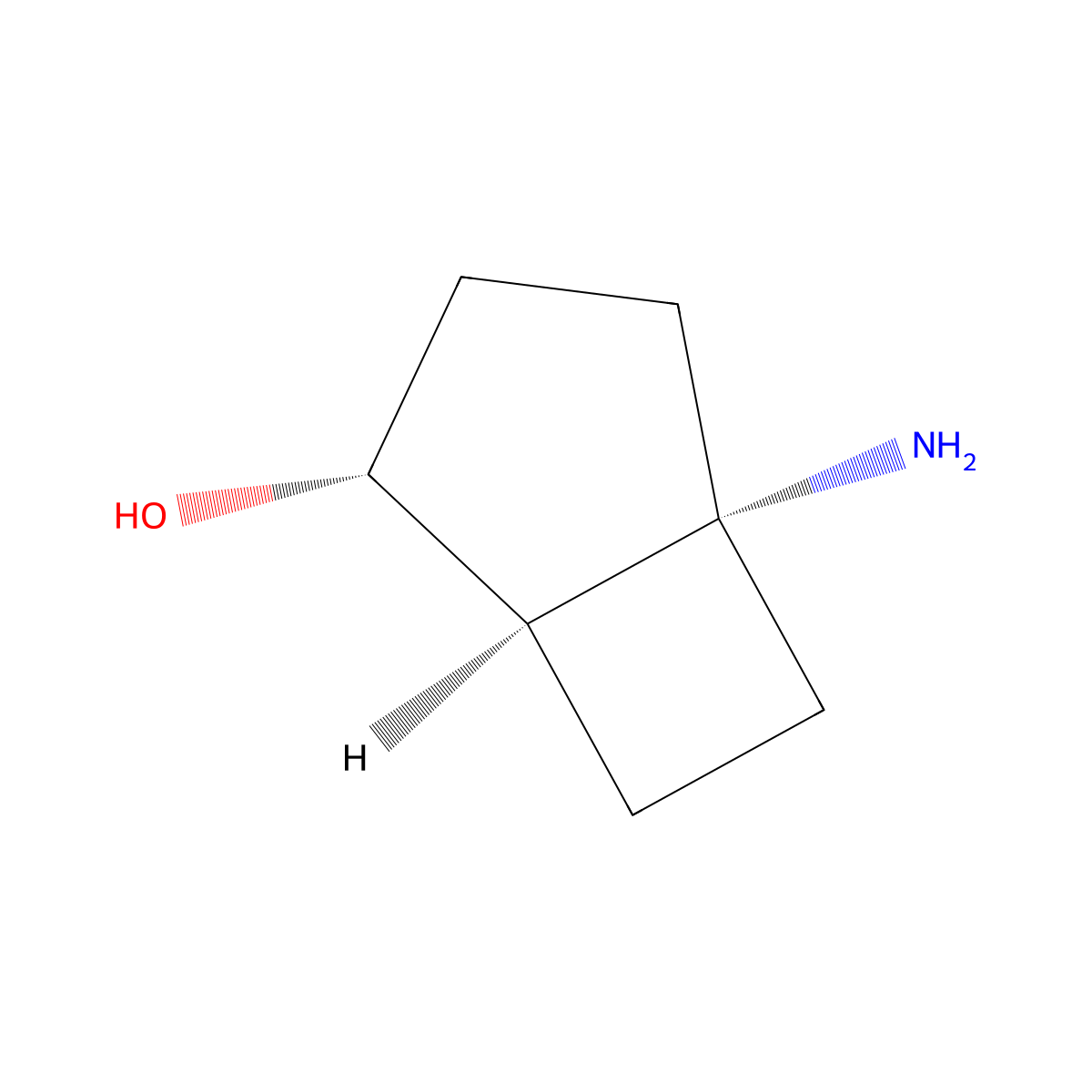 rac-(1R,2R,5S)-5-aminobicyclo[3.2.0]heptan-2-ol molecular structure, CAS 2763998-25-8