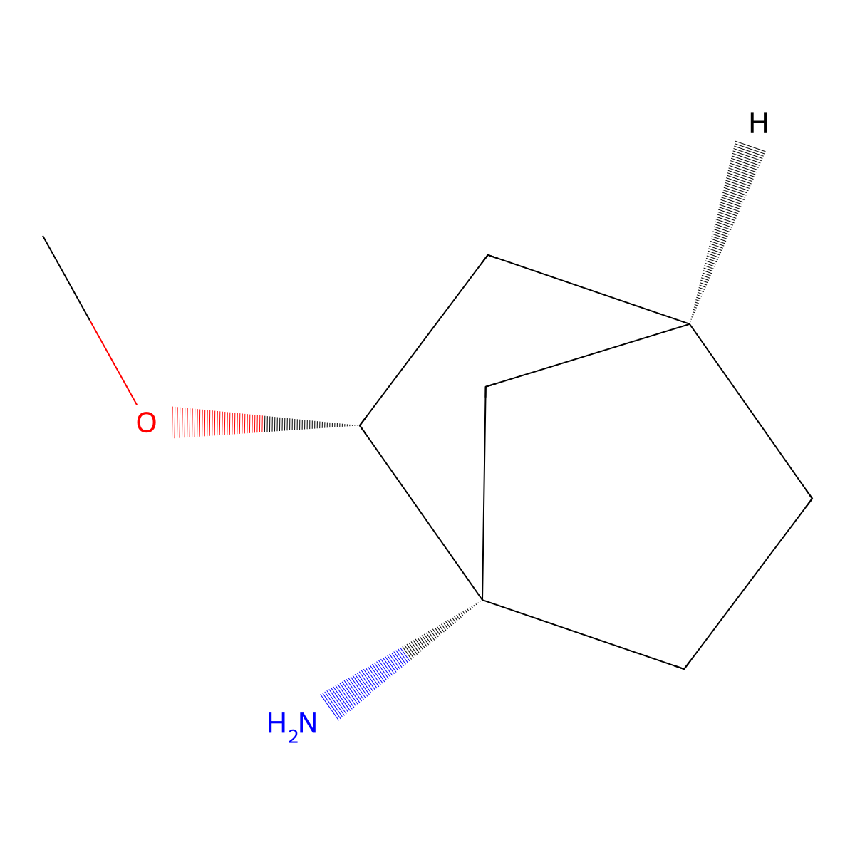 rac-(1R,2S,4R)-2-methoxybicyclo[2.2.1]heptan-1-amine molecular structure, CAS 2763998-44-1
