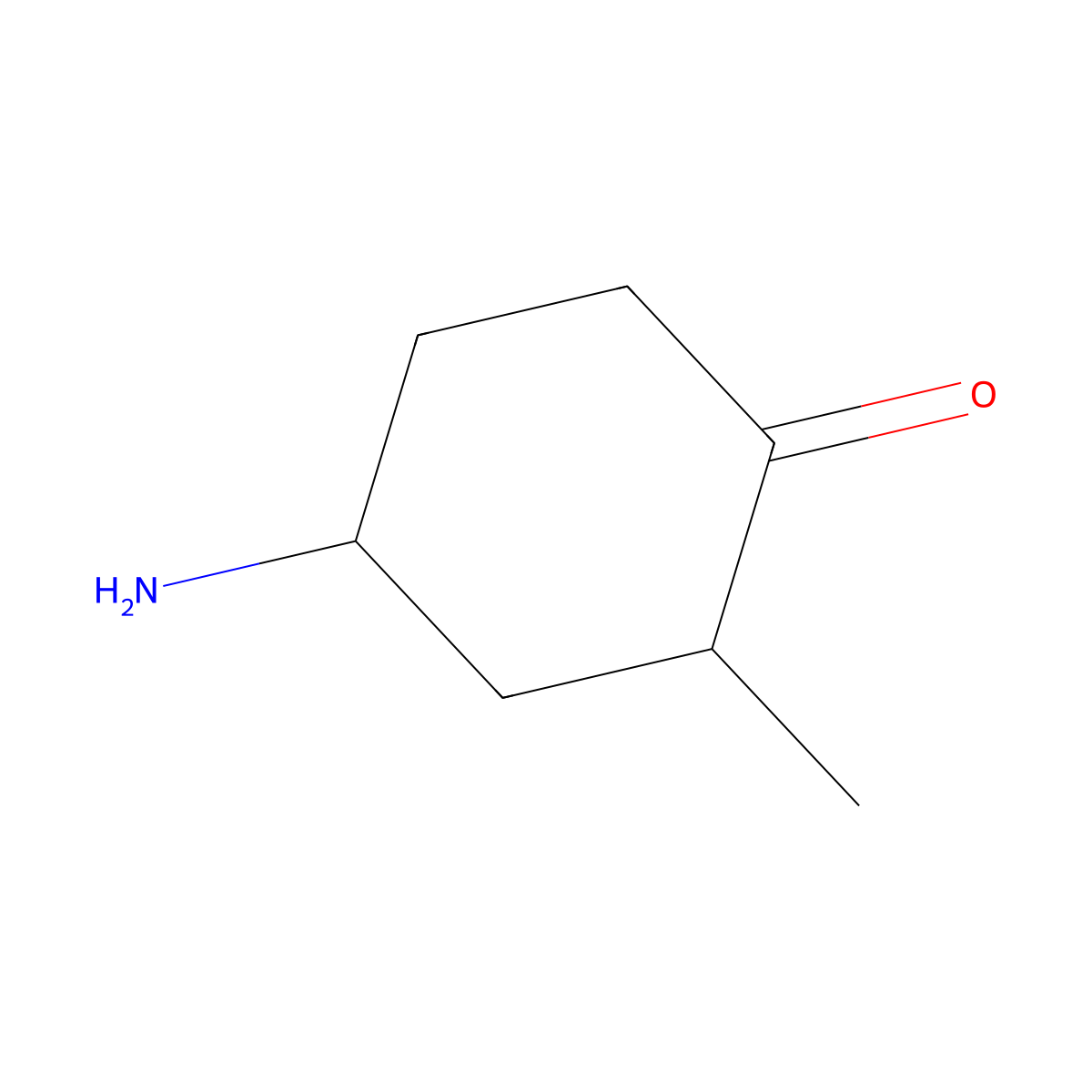 4-Amino-2-methylcyclohexan-1-one molecular structure, CAS 2763999-08-0