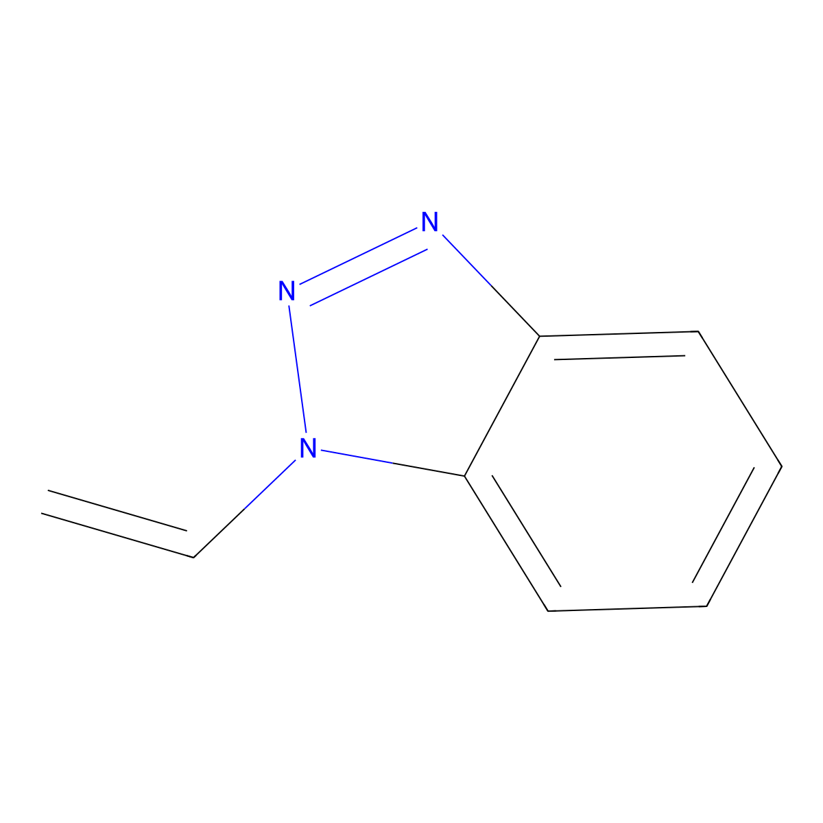 1H-Benzotriazole, 1-ethenyl- molecular structure, CAS 2764-84-3