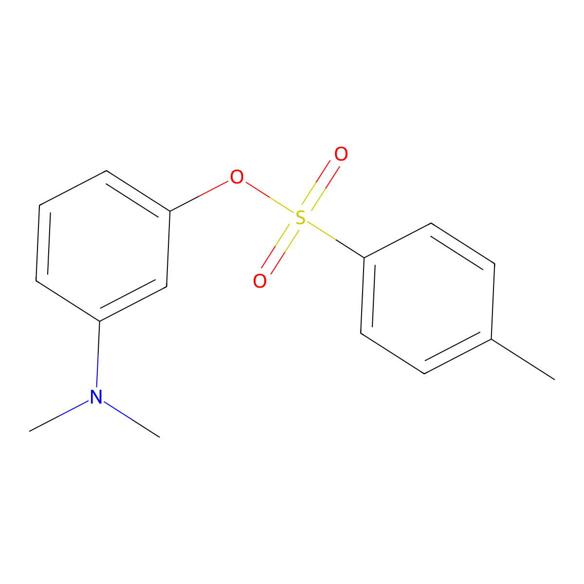 3-(Dimethylamino)phenyl 4-methylbenzene-1-sulfonate molecular structure, CAS 27640-10-4