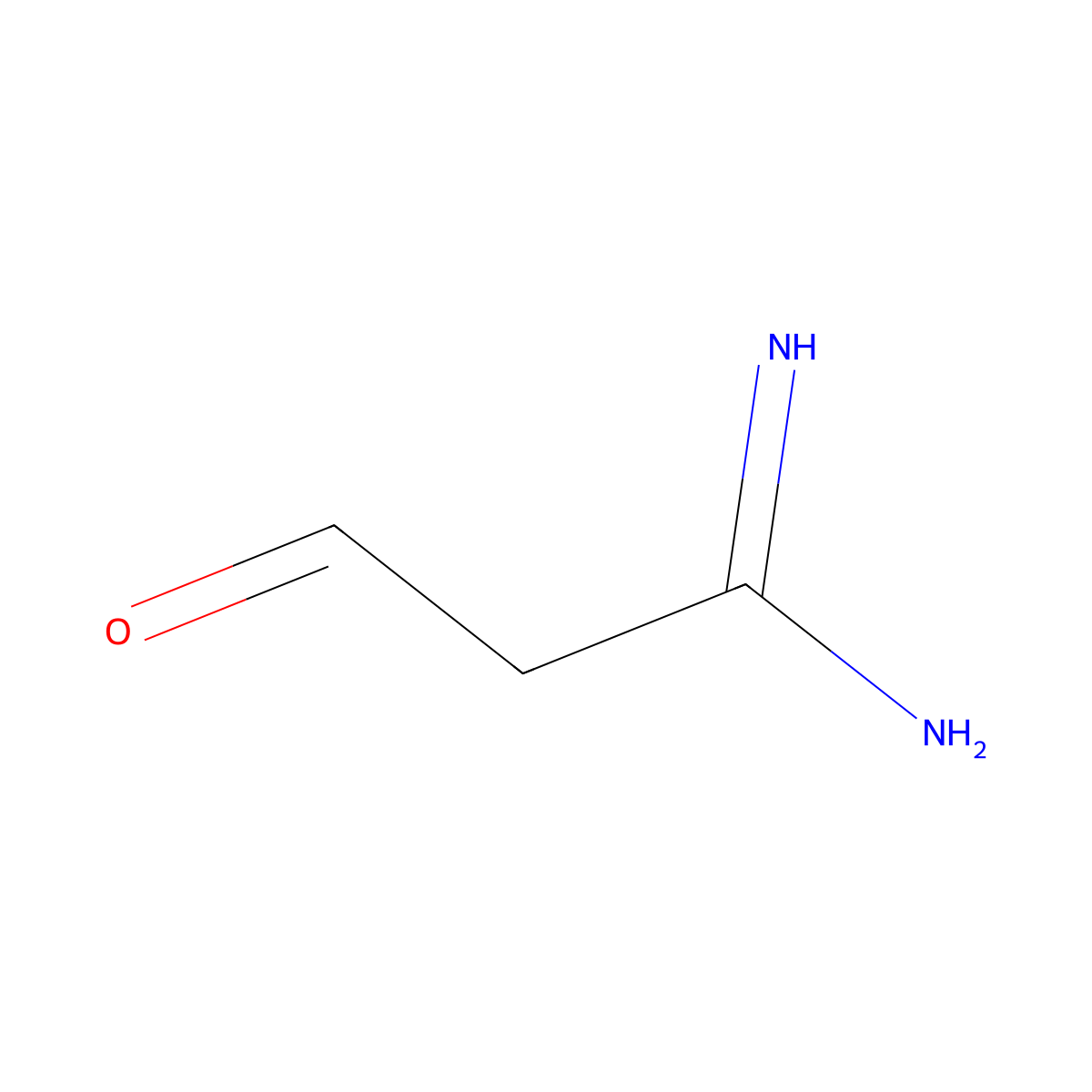 3-Oxopropanimidamide molecular structure, CAS 2764003-19-0