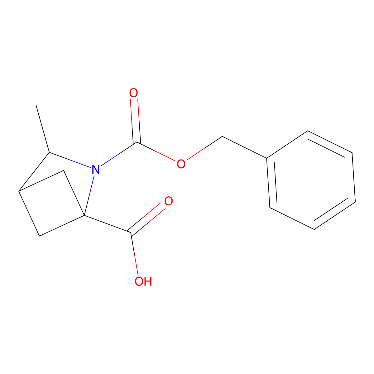 2-[(Benzyloxy)carbonyl]-3-methyl-2-azabicyclo[2.1.1]hexane-1-carboxylic acid molecular structure, CAS 2764004-01-3