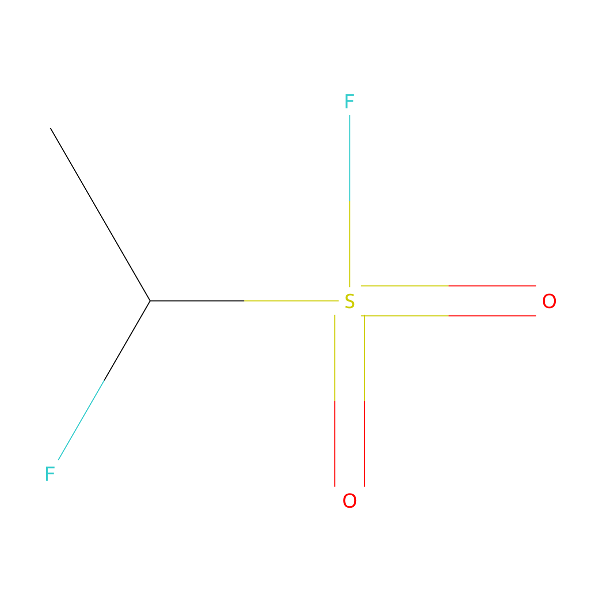1-Fluoroethane-1-sulfonyl fluoride molecular structure, CAS 2764004-86-4
