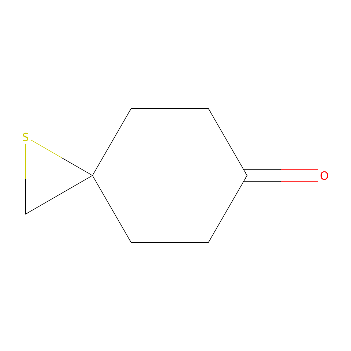 1-Thiaspiro[2.5]octan-6-one molecular structure, CAS 2764008-61-7