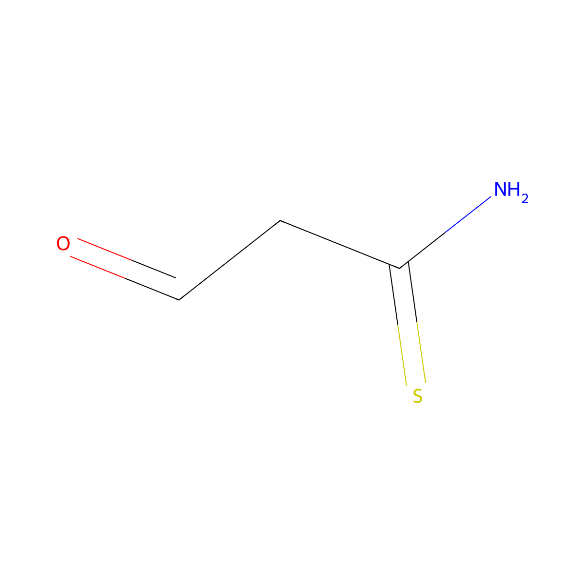 3-Oxopropanethioamide molecular structure, CAS 2764008-71-9