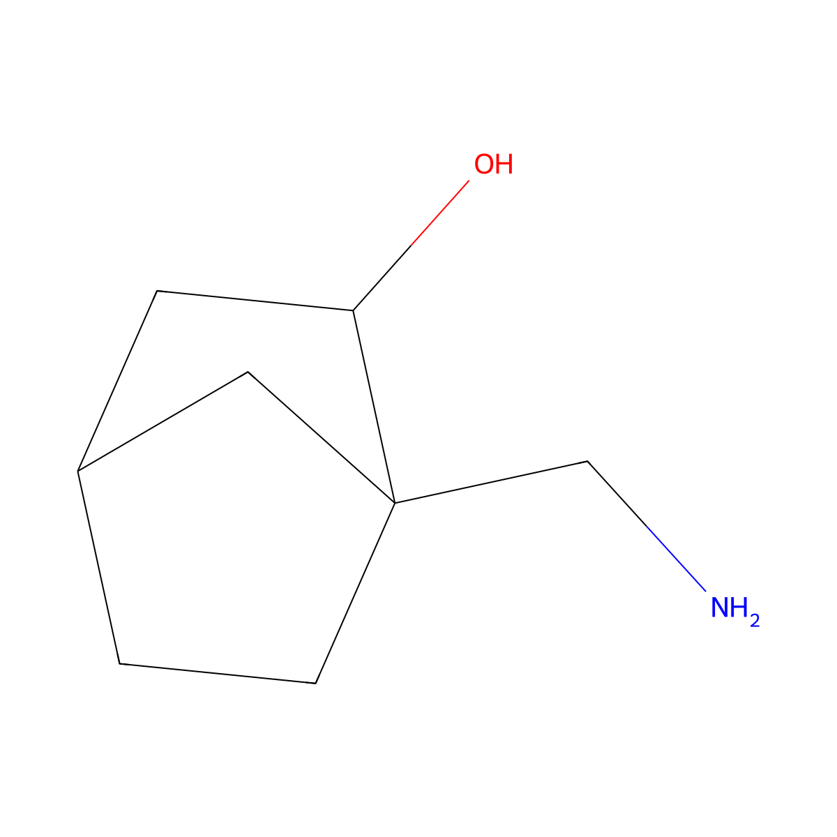 rac-(1R,2R,4S)-1-(aminomethyl)bicyclo[2.2.1]heptan-2-ol molecular structure, CAS 2764016-01-3