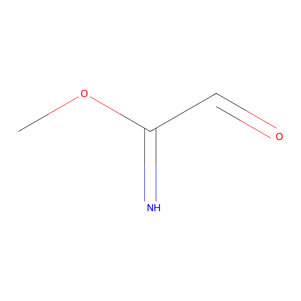 Methyl 2-oxoethanimidate molecular structure, CAS 2764016-40-0
