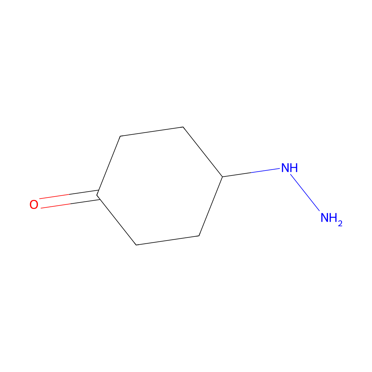 4-Hydrazinylcyclohexan-1-one molecular structure, CAS 2764017-47-0