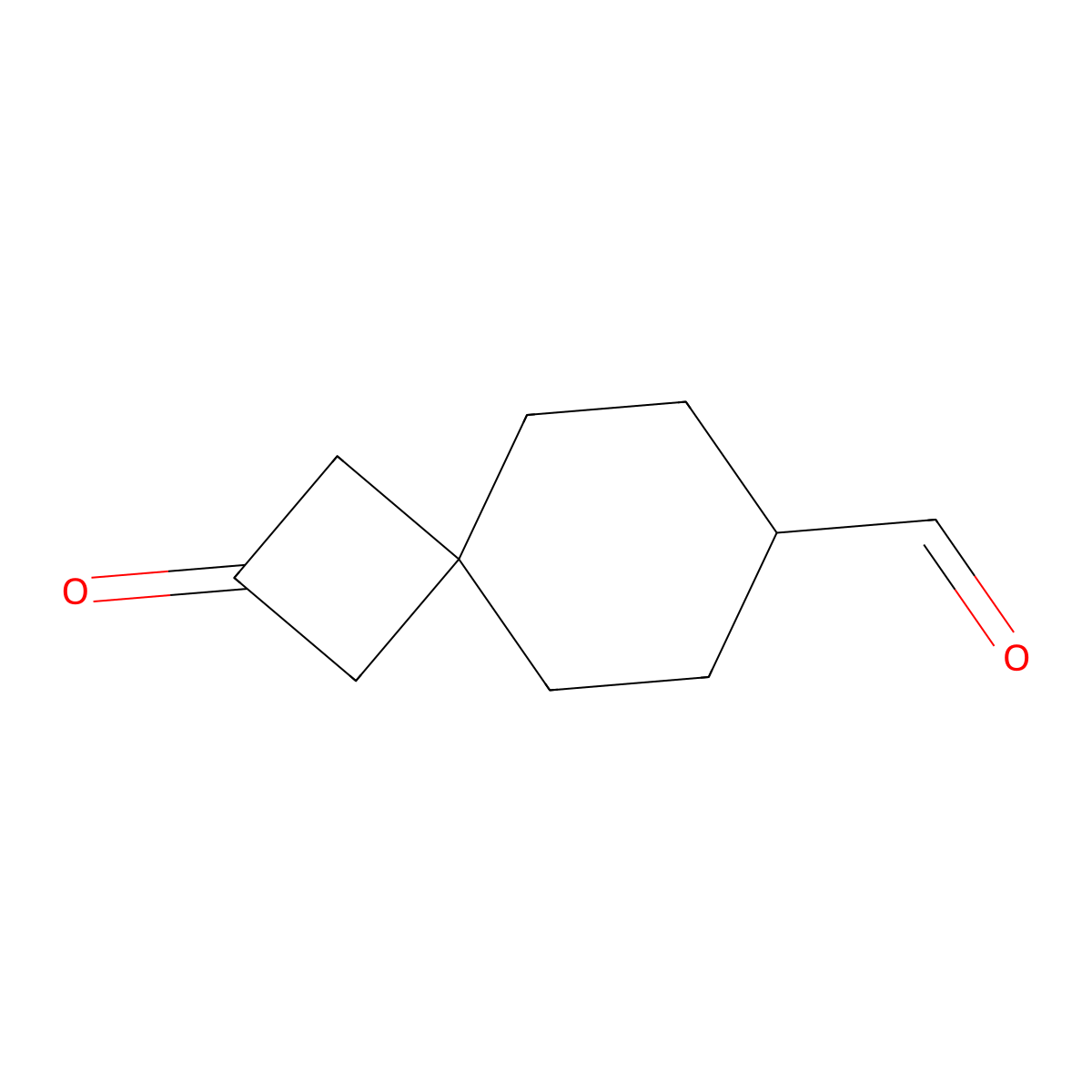 2-Oxospiro[3.5]nonane-7-carbaldehyde molecular structure, CAS 2764021-98-7