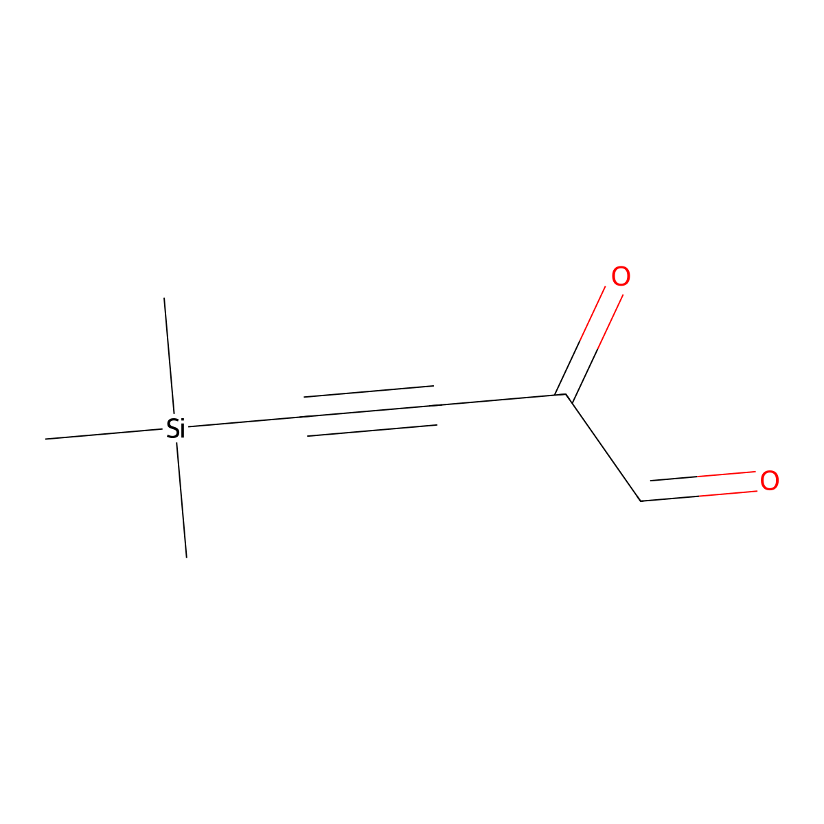 2-Oxo-4-(trimethylsilyl)but-3-ynal molecular structure, CAS 2764022-00-4