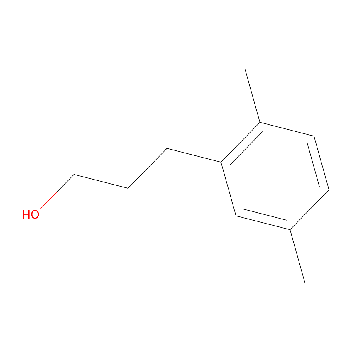 3-(2,5-Dimethylphenyl)propan-1-ol molecular structure, CAS 27645-23-4