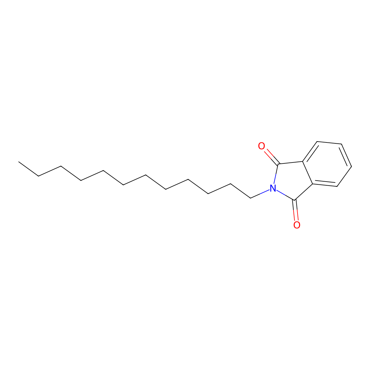 N-Dodecylphthalimide molecular structure, CAS 27646-77-1