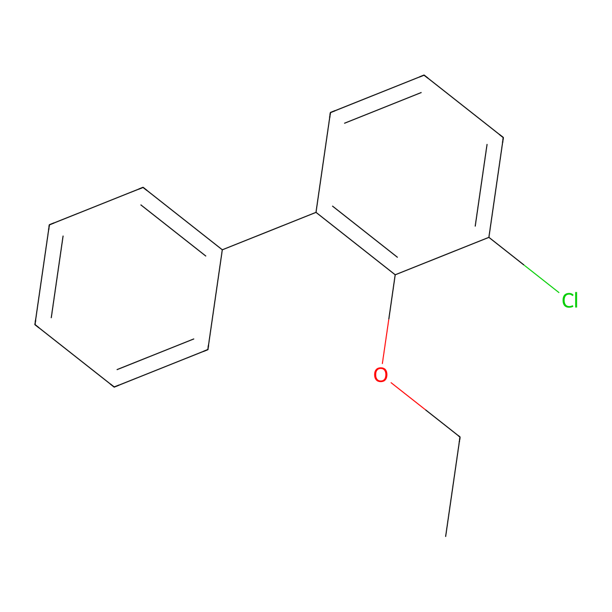 3-Chloro-2-ethoxy-1,1'-biphenyl molecular structure, CAS 2764728-14-3